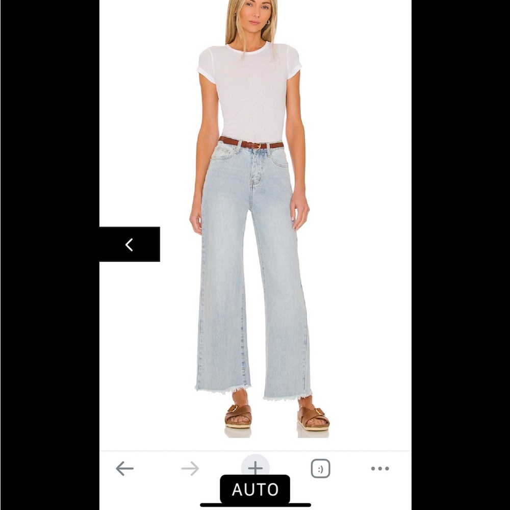 Revolve Superdown Lucy Crop Flare Jeans